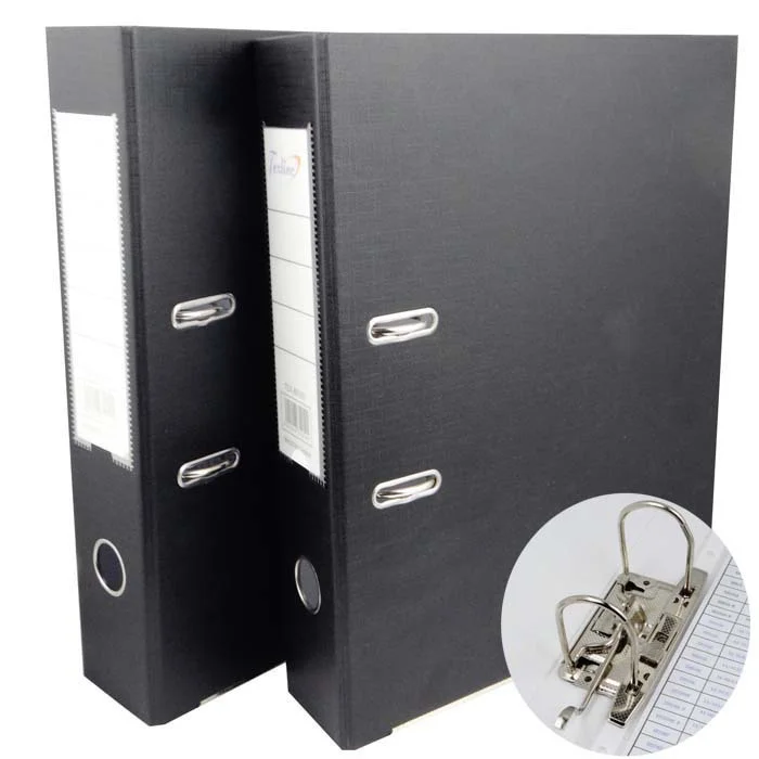 3 Pcs A4 Large Lever Arch File Folder With Ring Binder Metal Finger Pull Hard Cover File Folder For Office School Supplies