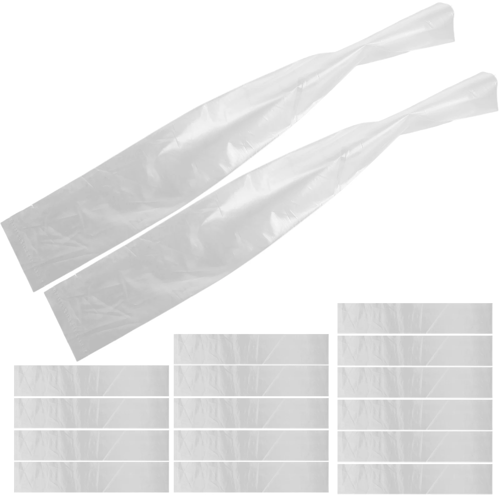 

100pcs Ice Cream Bags Twist Seal Reusable Freezer Storage for DIY popsicle Yogurt Tubes Beverages Containers