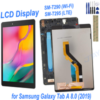 LCD for Samsung Galaxy Tab A 8.0 2019 SM- T290 T295 Tablet LCD Display Touch Screen Digitizer Assembly Replacement with Frame