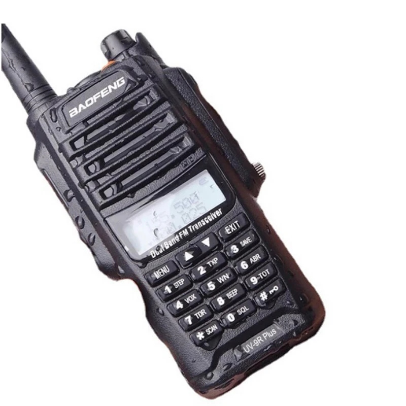 Long Range Dual Band FM 8W UHF VHF Walkie-talkie Phone Handheld Intercom Boafeng Waterproof Walkie Talkie UV9R PLUS