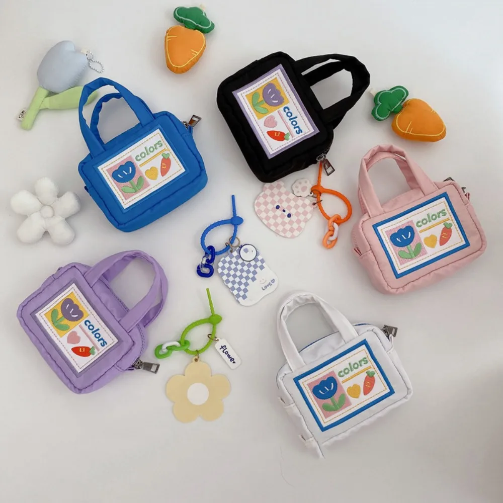 Cartoon Flower Kawaii CCD Camera Bag Ultralight Colorful Cute Storage Bag Portable Coin Purse Small Change Bag Cosmetic Case