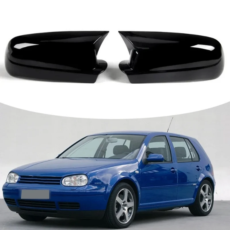 New-Car Side Wing Mirror Cover Rearview Mirror Shell For VW Golf 4 1997-2004 Passat B5 Jetta Side Mirror Cover