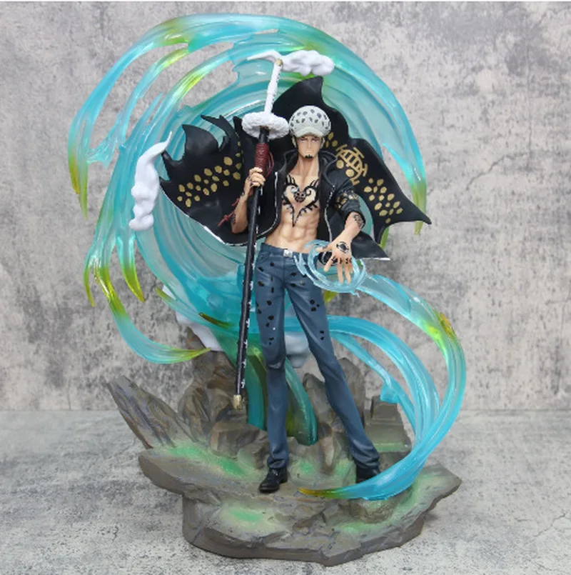 

One Piece Gk Large Trafalgar Phantom Luo Action Figure Luminous Handheld Model Ornament High Quality Collectible For Boys