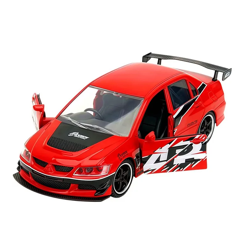 1:32 三菱ランサーエボリューションIX合金スポーツカーモデルダイキャストメタルトラックレーシングカー車両モデルシミュレーションキッズギフト
