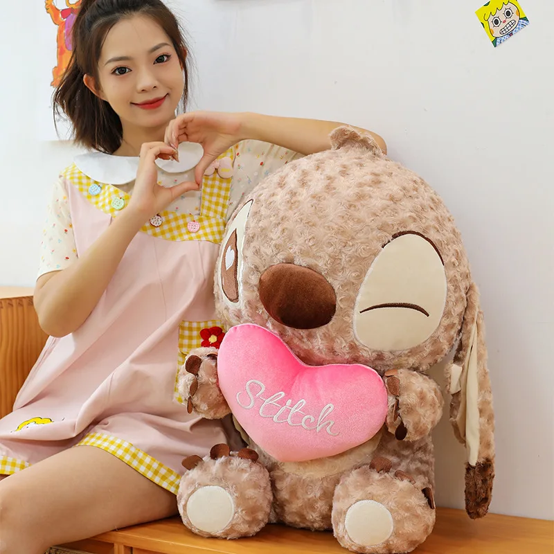 جديد ديزني الشوكولاته غرزة ألعاب من نسيج مخملي دمية لطيف أنيمي لينة القطن أفخم دمية وسادة نوم إعطاء صديقة هدية عيد ميلاد #2