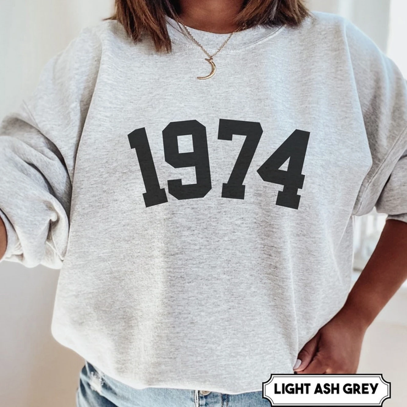 1974 البلوز سنة الميلاد عدد أعلى المرأة الربيع البلوز أعلى عيد ميلاد البلوز هدية 1974 لها #1