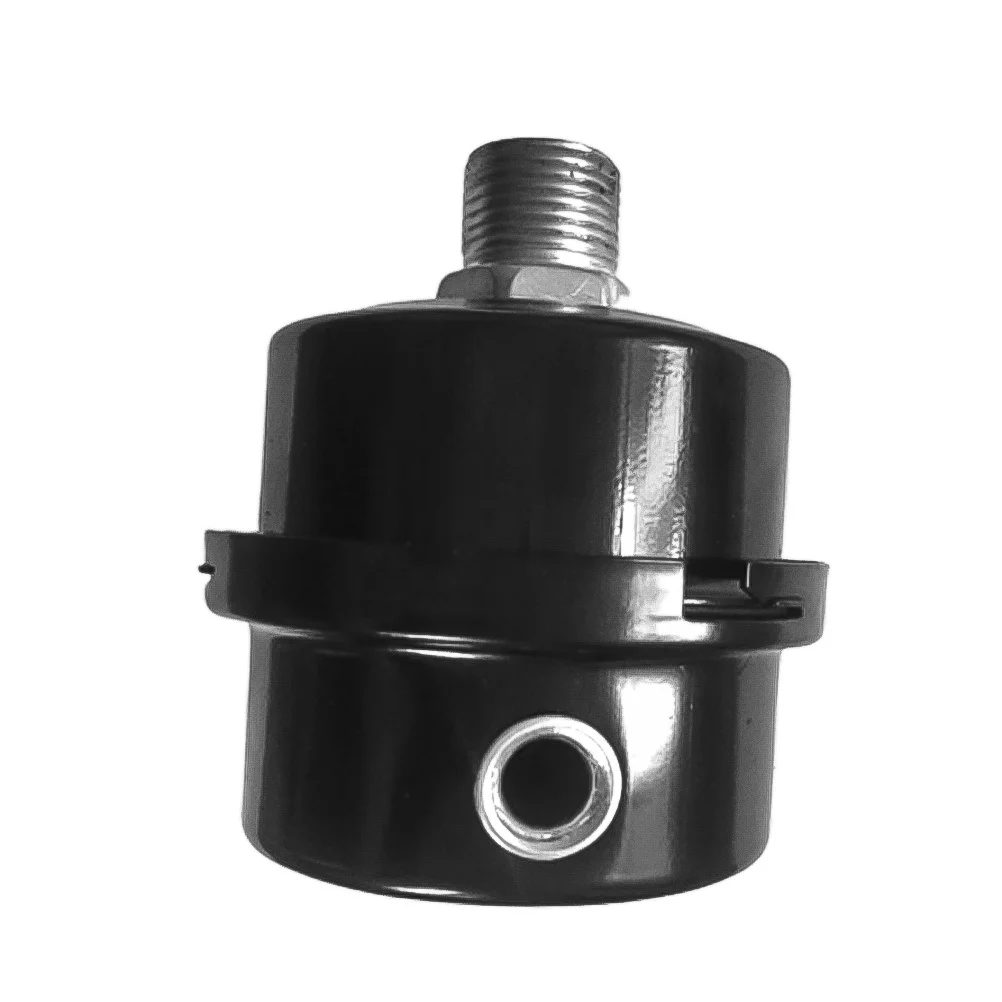 

Air Intake Oil-free Muffler Iron Shell Noise Filter for Compressor Dust Efficient Performance Long Life