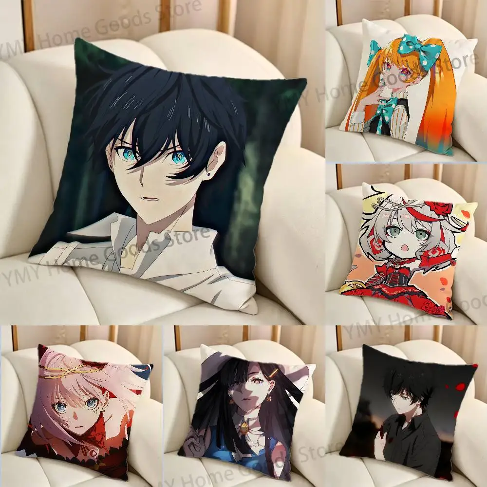 Anime T-Takt OP Destiny Cosette Cartoon Printing Pillowcase Customized Pillow Cover for Sofa Home Decor
