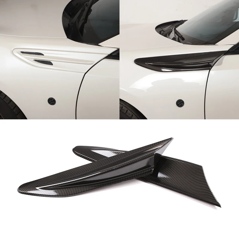 

Для Subaru BRZ Toyota 86 2012-2020: накладки на боковые воздухозаборники (рыльца) из ABS-пластика, карбоновые наклейки-аксессуары для кузова