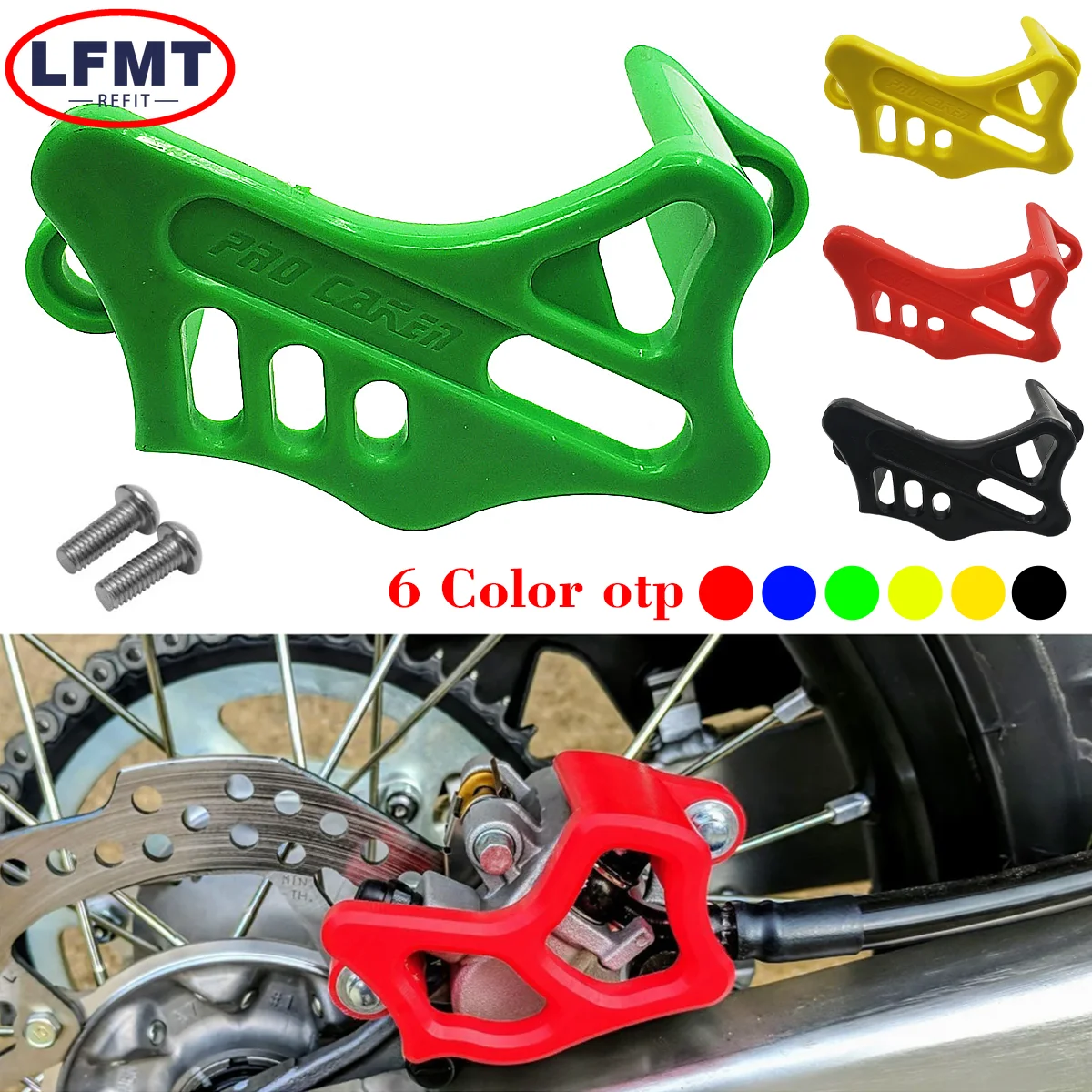 

Motorcycle Plastic Rear Brake Caliper Guard For Honda CR CRF 125R 250R 450R 250X 450R 250RX 450RX 2002-2022 CRF450L 2019-2023