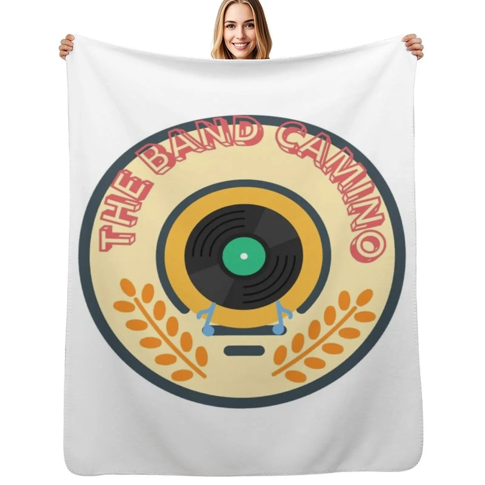 The Band Camino Throw Blanket Luxury St Designers Plaid on the sofa Comforter Sofa Heavy Blankets