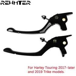 Motorcycle Black Brake Clutch Levers Regulator Handle Levers For Harley Touring Road King 2017-2019 Trike Street Glide FLHT FLH