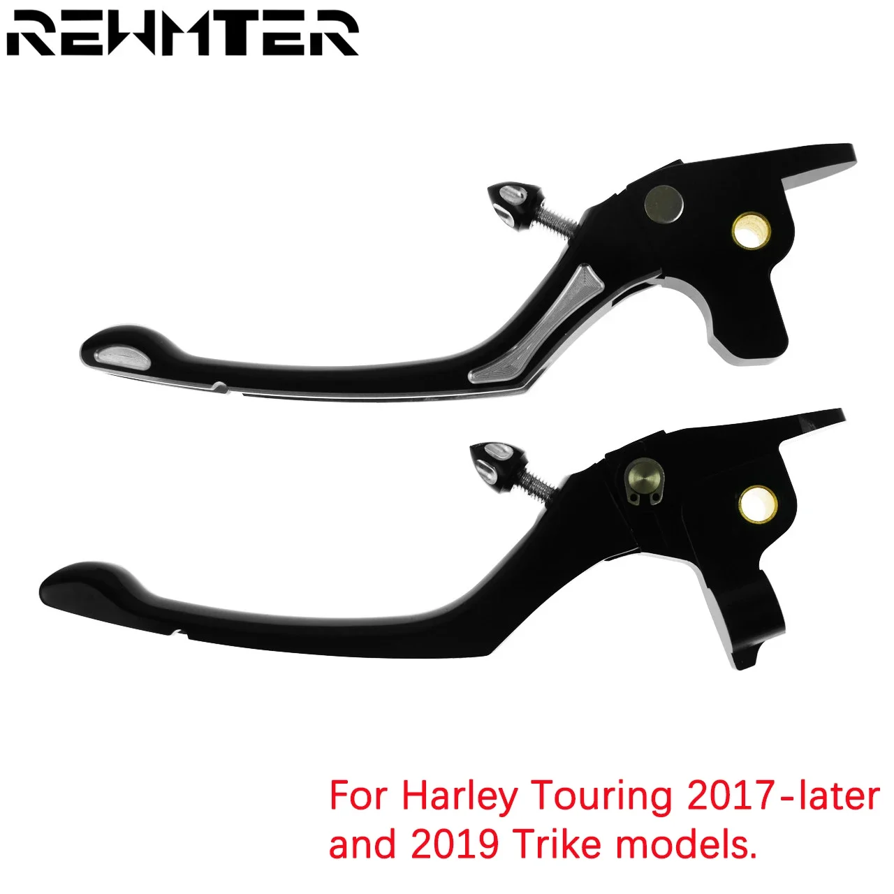 Motorcycle Black Brake Clutch Levers Regulator Handle Levers For Harley Touring Road King 2017-2019 Trike  Street Glide FLHT FLH