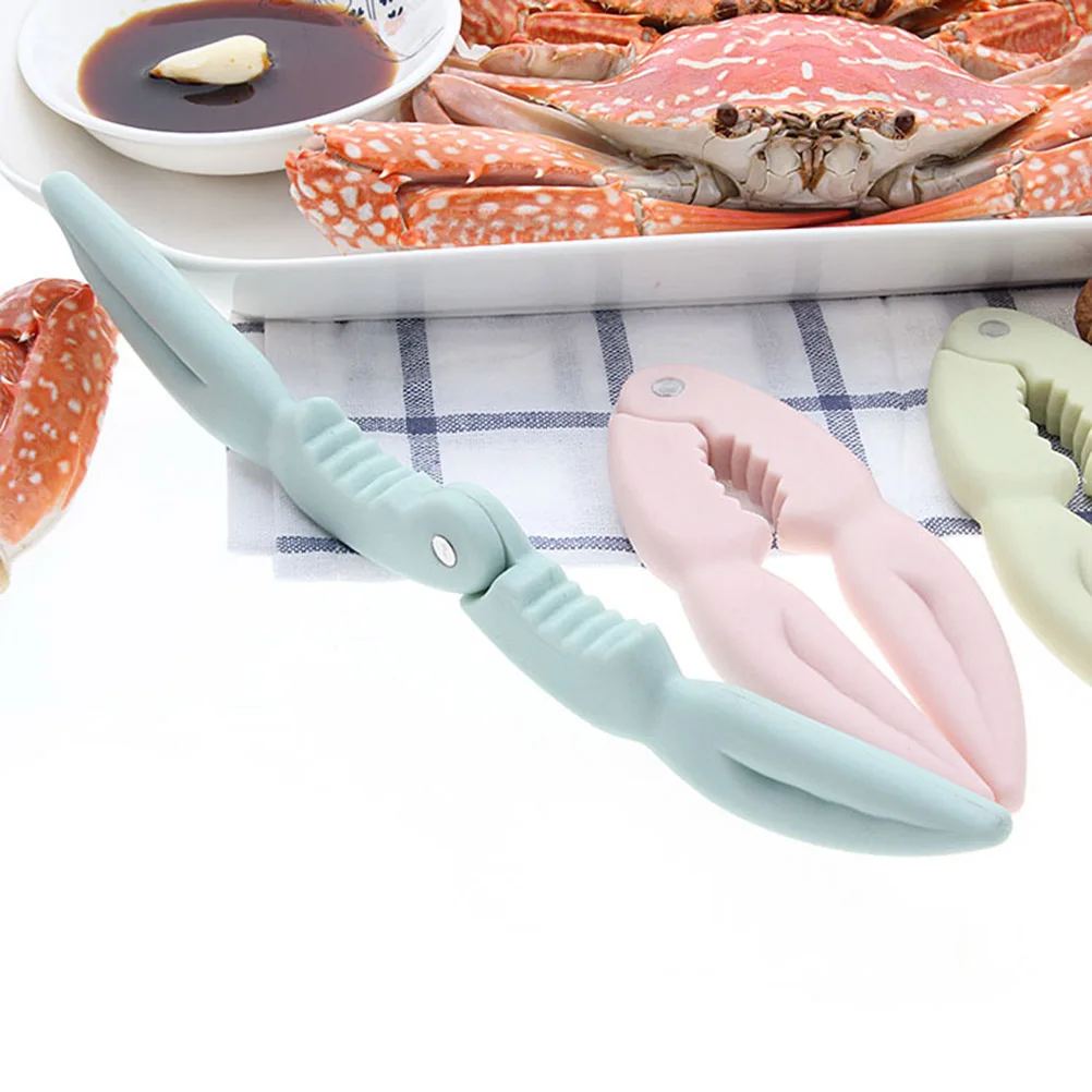 

Lobster Cracker Plastic Nut Shell Opener Sturdy Kitchen Gadget For Crab Legs Walnuts Easy Clean Tool Pink