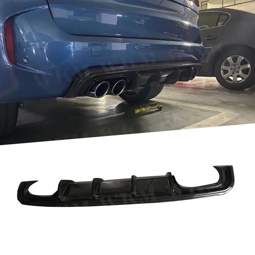 

Задний диффузор из углеродного волокна, спойлер для BMW X5M F85 X6M F86 2015-2018, кованый карбоновый задний бампер, защита