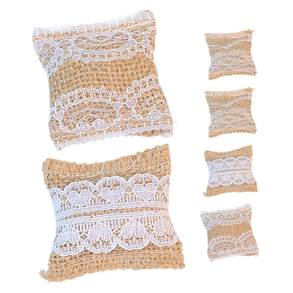 

6Pcs Miniature Dollhouse Pillows Realistic Fabric Mini Sofa Throw Pillows for Dollhouse Living Room Bedroom Mini Decor Set