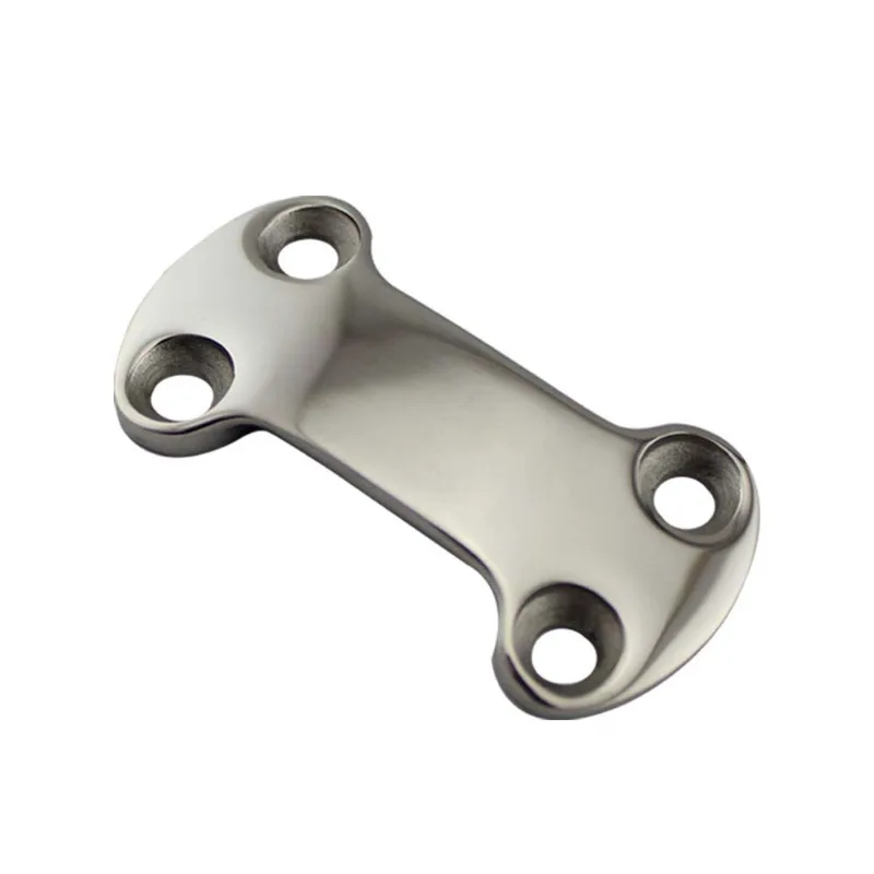 Stainless Steel 304 316 Mirror Polished Fixed Plate Zinc Buckle Webbing Press Plate Snap Fastener Refrigerator Fixed Buckle