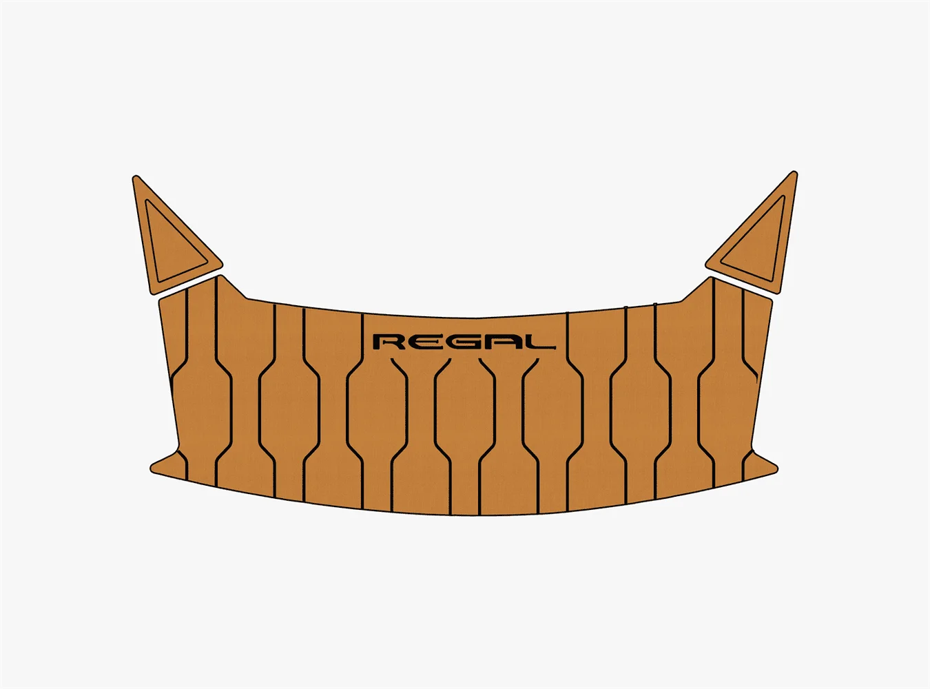 2019 ملكي 2100 RX Bowrider 1/4 "6 مللي متر إيفا رغوة عدم الانزلاق بولي كلوريد الفينيل خشب الساج التزيين البحرية حصيرة سيديك أكوا السجاد أرضية بحرية #1