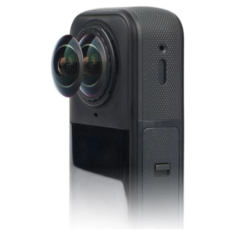 ABRI-For Insta360 X5 Replacement Lens Complete Protector Front& Rear Scratches Resistant Lens Cover Repair Accessories Kit