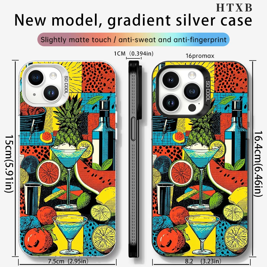 Watermelon in a stemmed glass iPhone 17 to 11 Pro Max Plus