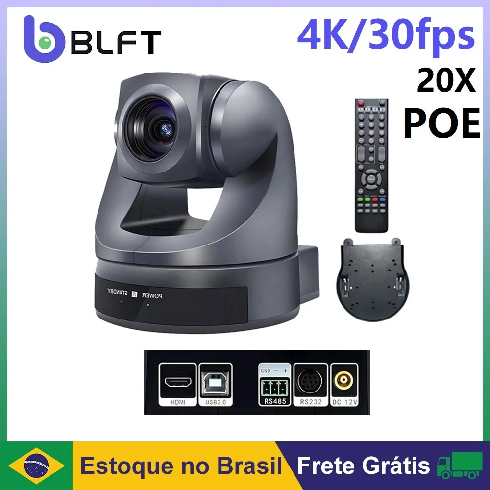 4k30fps ai rastreamento câmera ptz 20x zoom óptico hdmi usb ip poe câmera de videoconferência streaming ao vivo sistema conferência transmissão