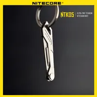 NITECORE NTK05 Keychain Knife UltraTiny Titanium Lightweight Multiple Purpose Folding Knife portable Tools Mini Tactical Knife