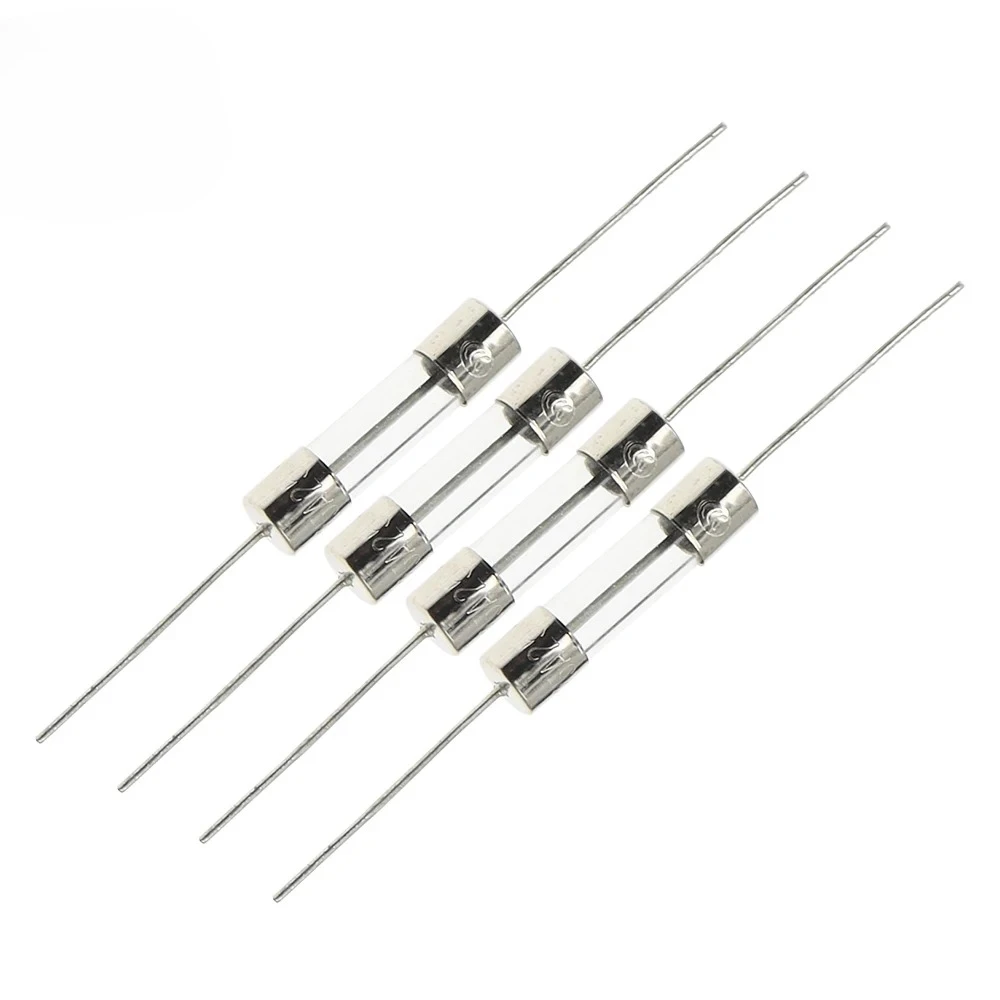 5*20mm Axial Glass Quick Break 250V With Lead Wire 1/2/3/4/5/6/7/8/10/15/20/30A The Fuse Tube