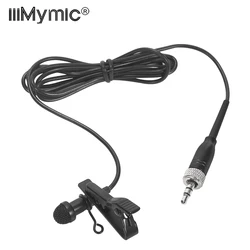 IiMymic-Microfone de lapela omnidirecional para Sennheiser, BodyPack sem fio, 3.5mm microfone bloqueável, Small Meeting Room Video