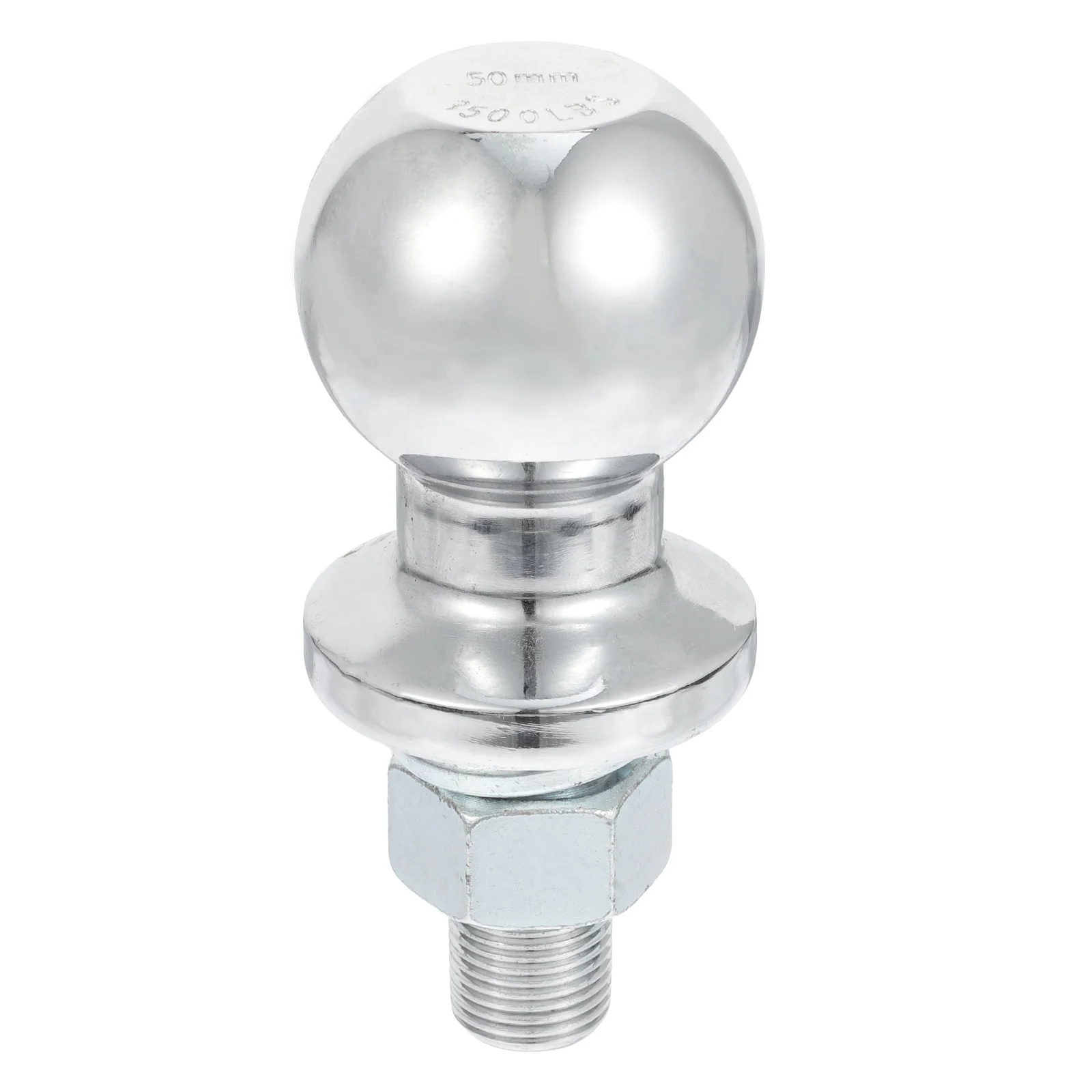 سحب مطلي بالكروم لسيارة يخت 2 بوصة استبدال سحب الكرة جبل مقطورة الكرة استبدال أجزاء المقطورة #6