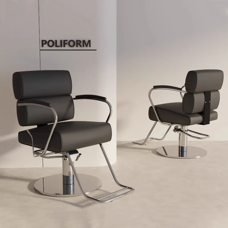 Manicure Barber Chair Facial Vintage Waiting Professional Barber Chair Luxury Swivel Makeup Spa Chaise Barber Salon Furniture