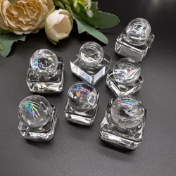 20-25mm Natural  Ranbow Clear Quartz Sphere Crystal Stone Mini Mineral Ball Healing  Reiki Home Decor Children Gift
