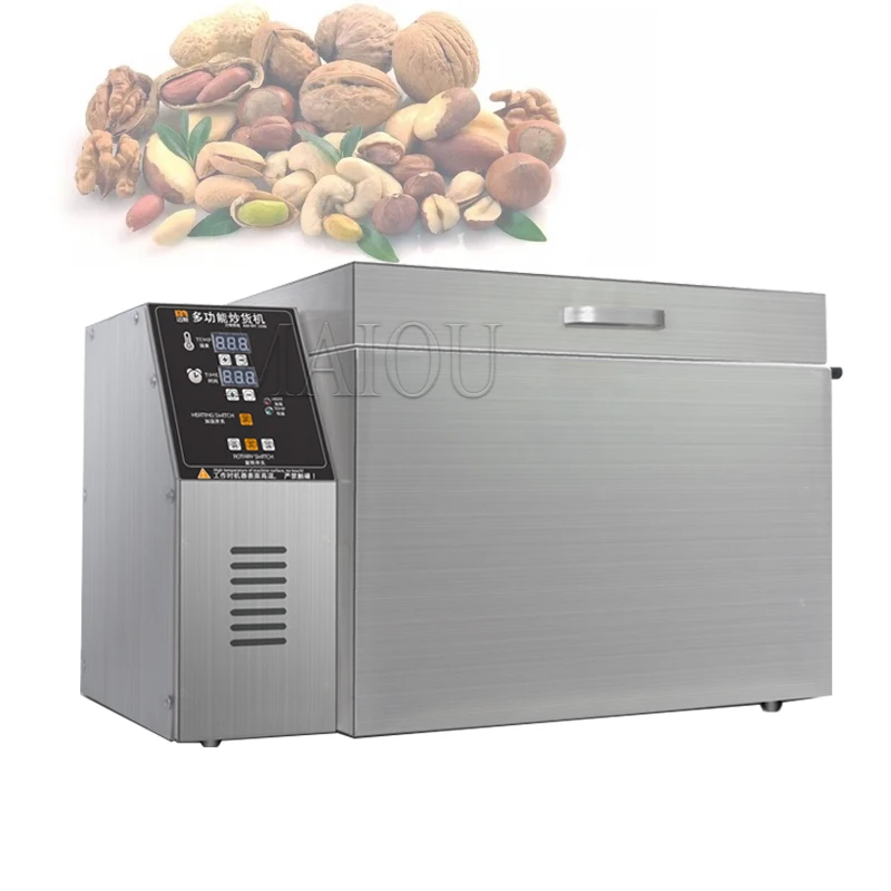 Intelligent Chestnut Roasting Machine Electric Coffee Bean Roaster Sesame Beans Peanut Baking Machine