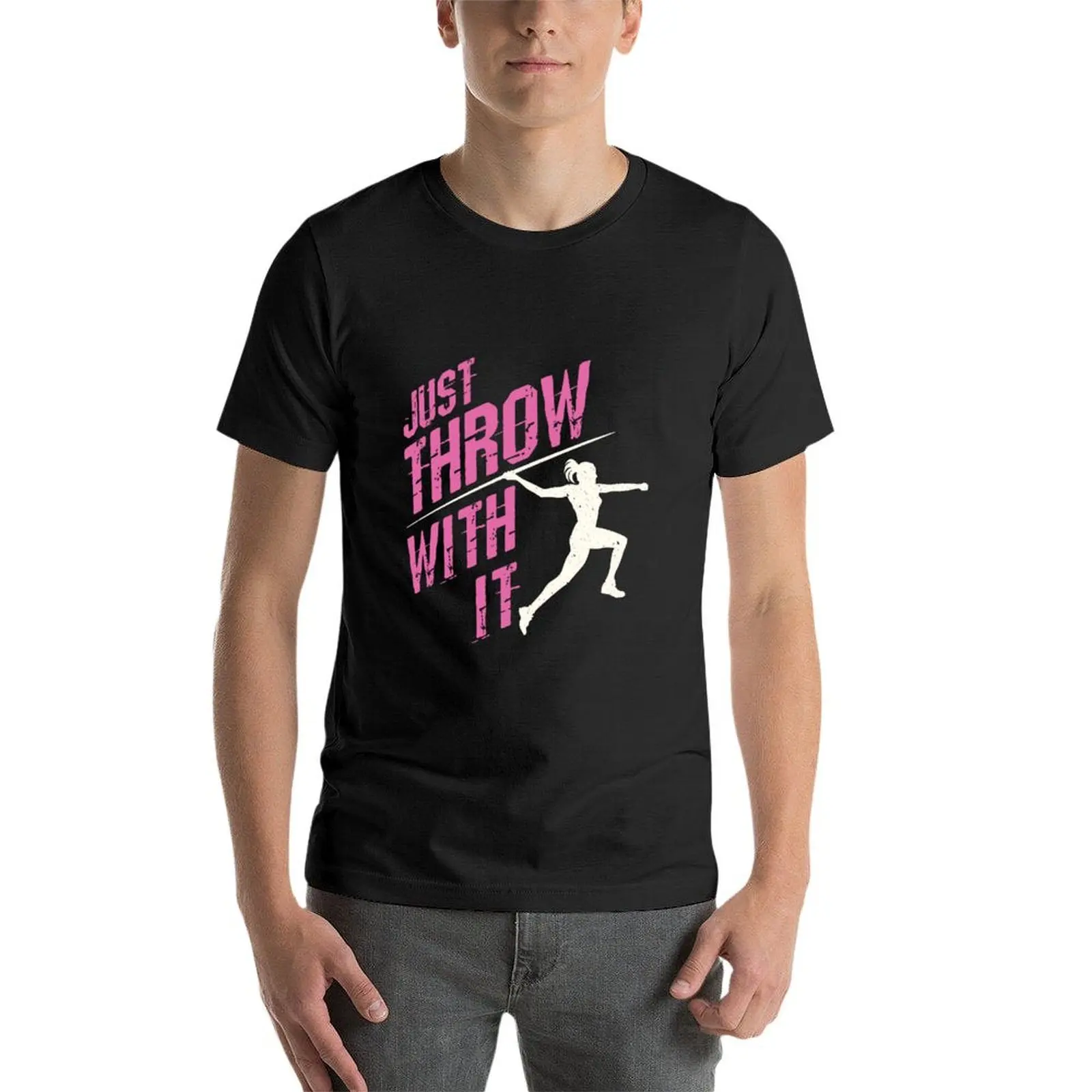 Just Throw With It Javelin Thrower Women T-Shirt animal prinfor boys anime vintage clothes blacks funny t shirts for men image 4