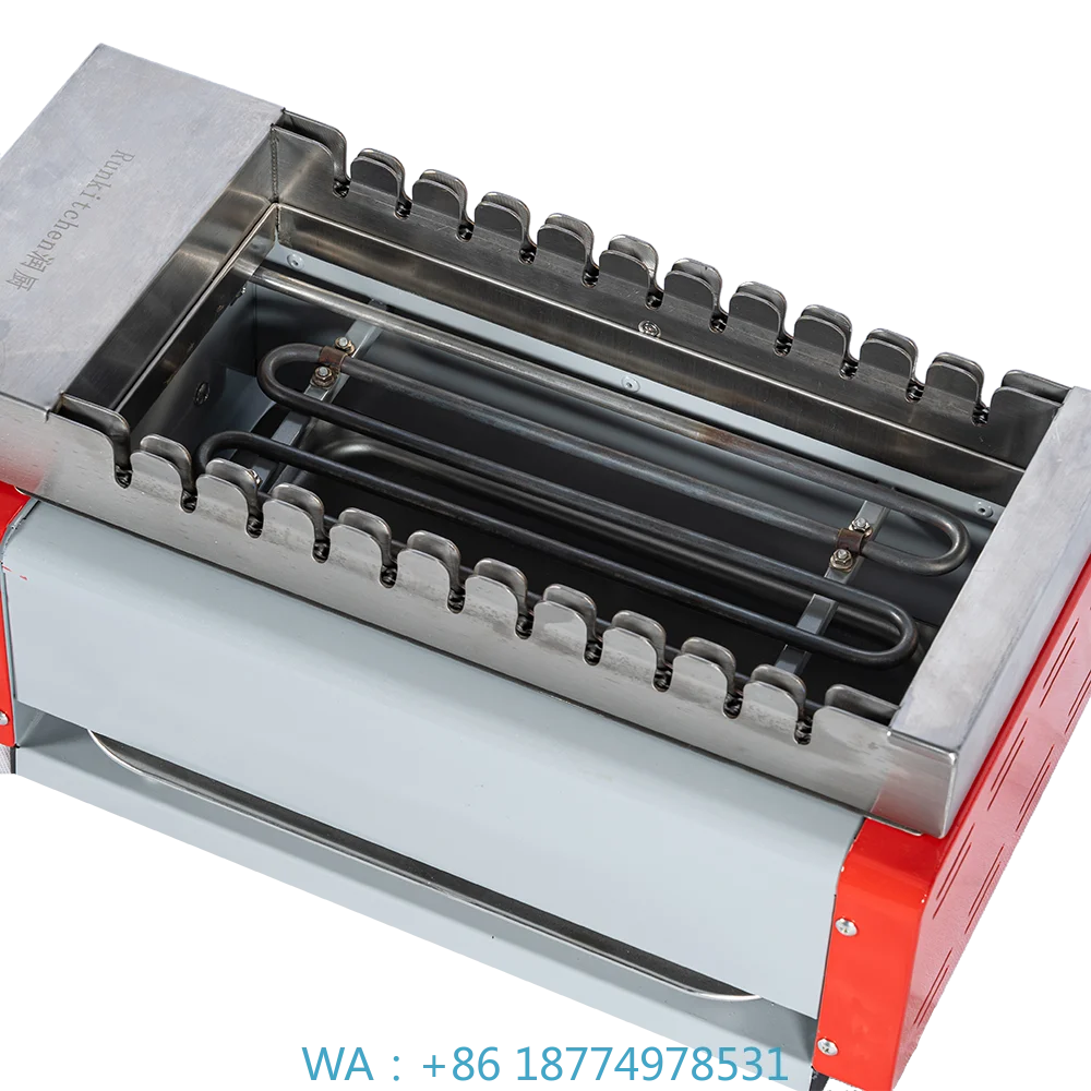 Compact Stainless Steel Roasting Station with Self Rotating Structure, Easy to Clean  Barbecue Rack