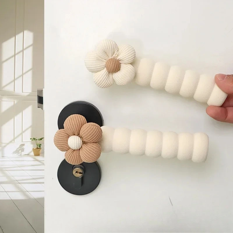1pc Handmade Flowers Doors Stopper, Anti-Collision Designs,Quiet & Non-Deforming, Multiple Colors for Bathroom, Bedroom, Kitchen