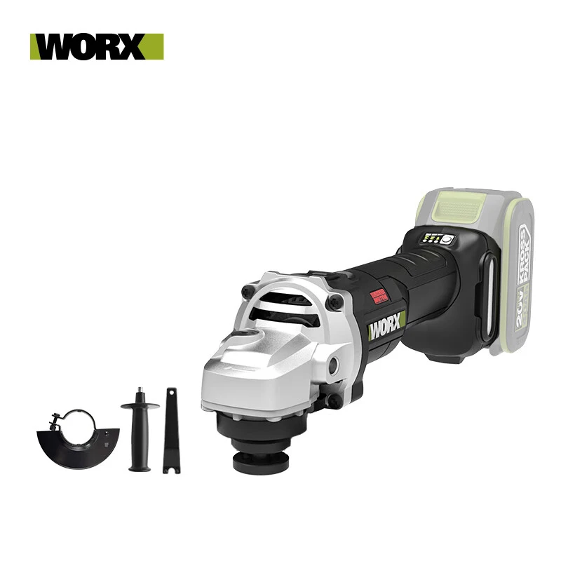 WORX 20V Brushless Lithium Angle Grinder WU806.9 (bare Machine) Cutting and Polishing Hand Grinder Charging Electric Tool
