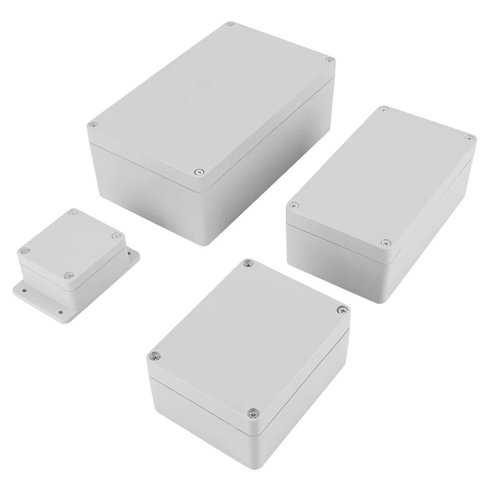 Connection Box Terminal Box Water resistant IP65 ABS Electrical Project Box Enclosure Instrument Case Wiring Connection Box