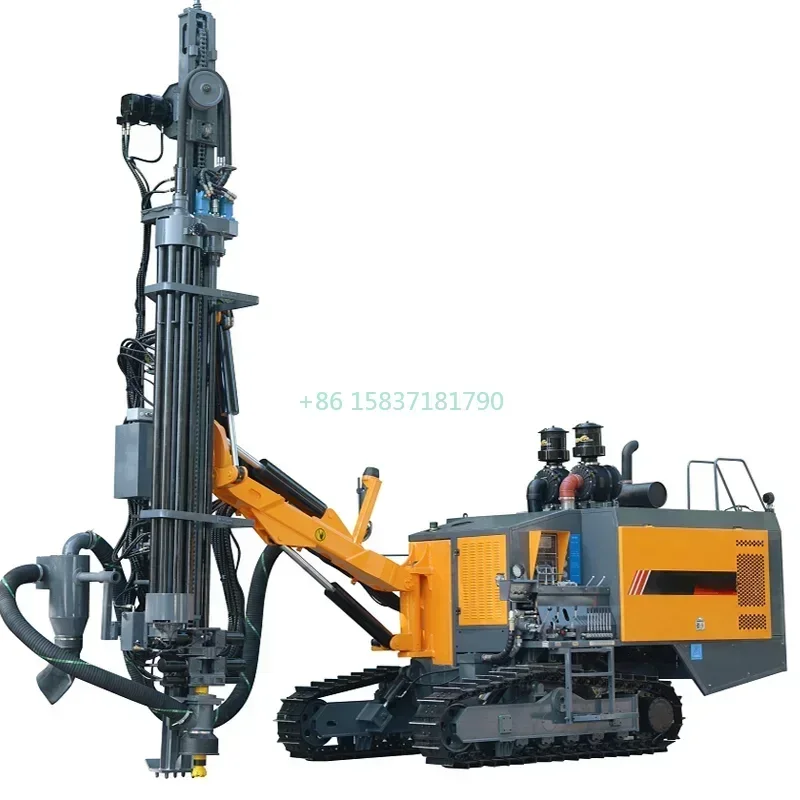 China DTH Drilling Rig Machine Blasting Pit Rock Drill Rig Slope Protection Down the Hole Drilling Rig Machine for South Africa