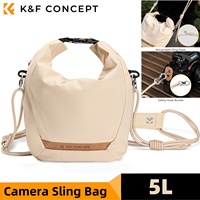 K&F Concept 5L Camera Sling Bag Adjustable Strap Photograph Shoulder Bag Cloud Crossbody Camera Backpack Handbag For Sony Canon