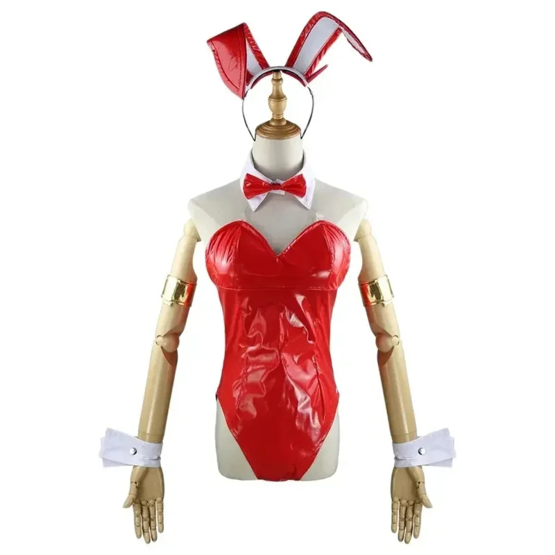 FC6Unisex Anime Cos Zero Two 02 Bunny Girl Cosplay Costumes Halloween Christmas Party Uniform Suits@FC8！