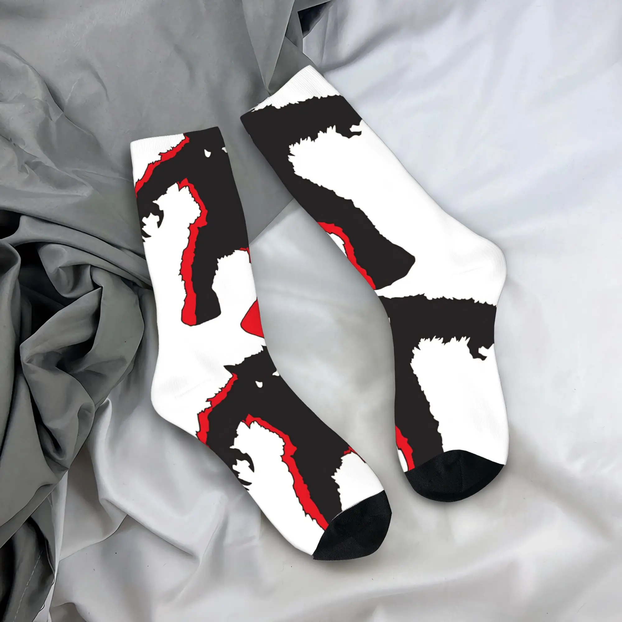 Adults Men Socks Space Invaders Premium  Stockings Autumn Fashion Warm Soft Socks Pattern Cycling Non Slip Socks