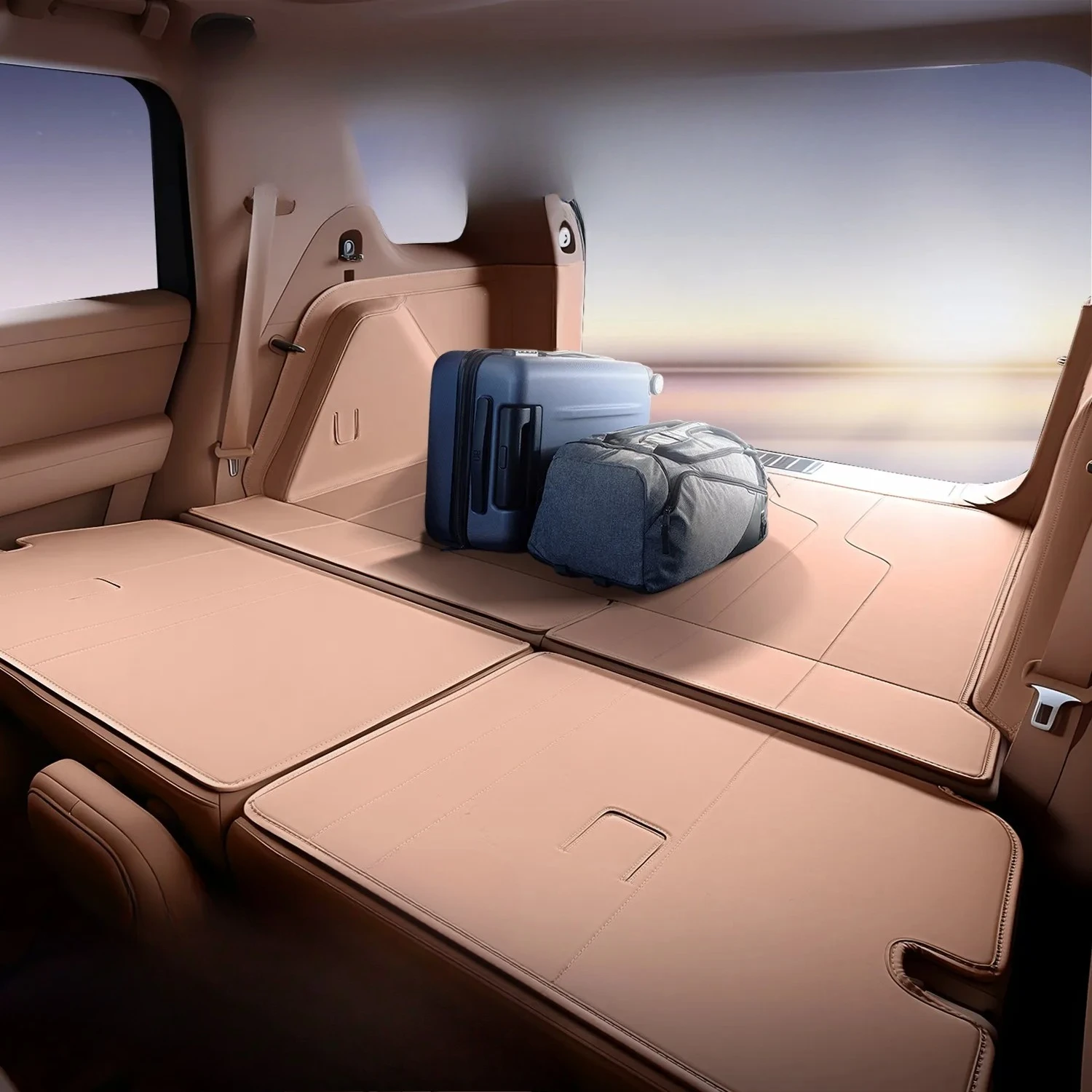 

Car Trunk Mat Leather Anti-scratch Cargo Liner Trunk Lugguage Protective Mat For MHERO M-HERO M817 2025 2026 Accessories