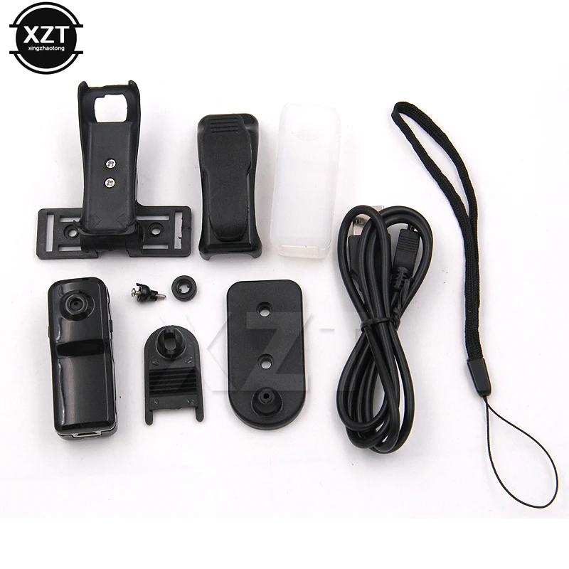 MD80 Mini DVR Motion Camera, gravador de vídeo digital, câmera aérea, 720P HD DVR, Mini DVR com suporte