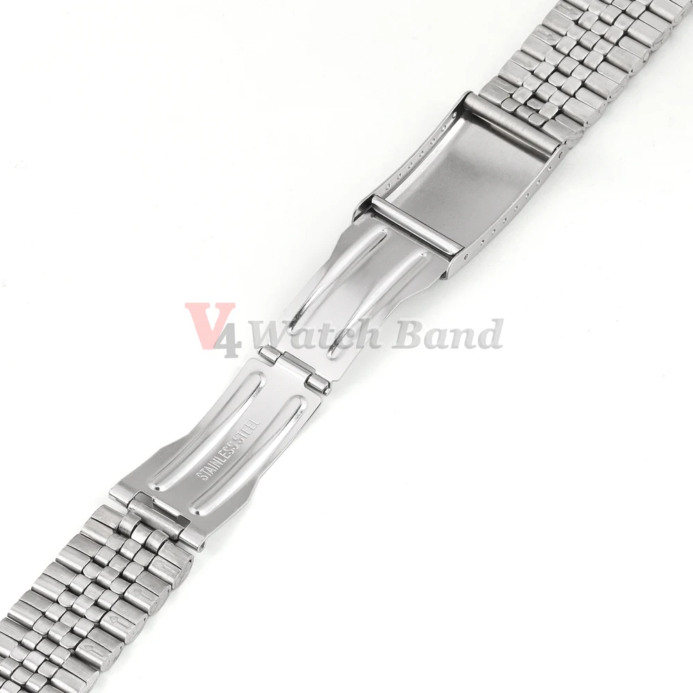 Stainless Steel Watch Band for Seiko 22mm 20mm 18mm 16mm 14mm 12mm Metal Bracelet Adjust Buckle Men Women Universal Watch Strap