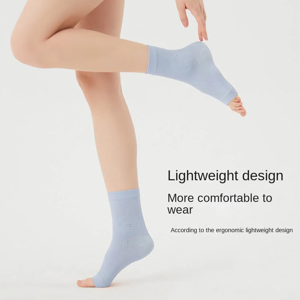 

1Pair Anti Sprain Sports Ankle Brace Reduce Vibration Joint Protection Compression Socks Guard Sweat Absorption