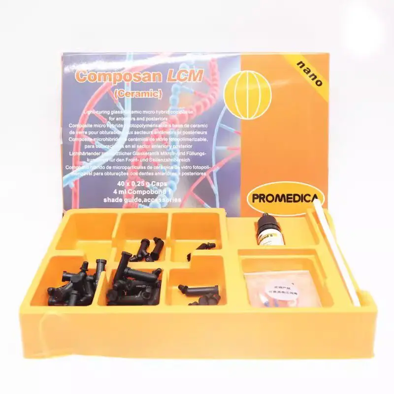 

Dental Materials Meika Porcelain Powder Resin Set Photocuring Highly Adaptable Dental Defect Repair Improvement Tooth Color Tool