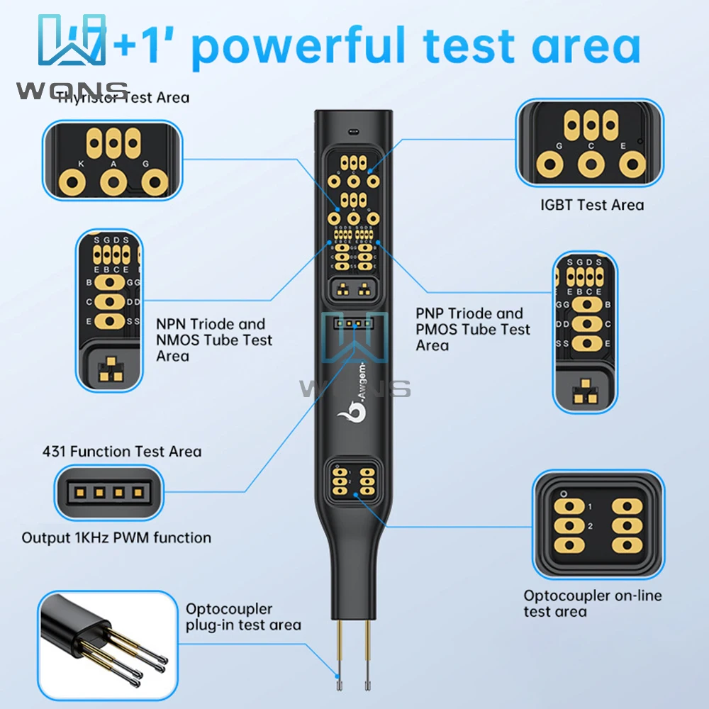 Imagem -04 - Optoacoplador Optoacoplador Tester Ferramenta de Reparo Eletrônico Optoacoplador Test Detection Tool Módulo de Teste Online