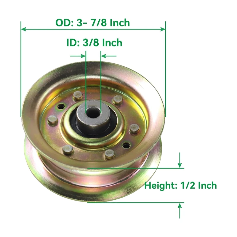 Kit de poulie de renvoi pour Husqvarna, remplacement de poulie de renvoi, 532196106, 532177968, 532196106, 532197379, 532193197-79, 5321973