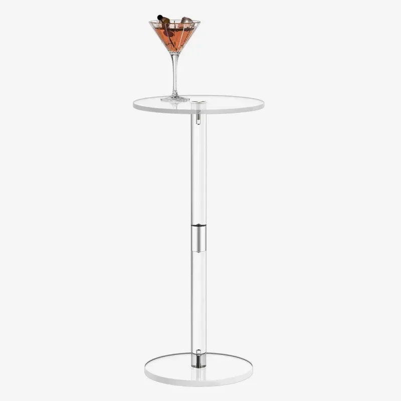 Acrylic edge several Internet celebrities Nordic small round table