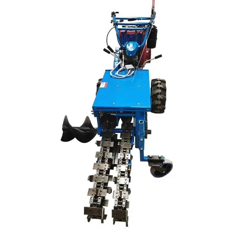 15HP Trencher with Chain Saw Ditching Trenching Machine Mini Trencher Machine 3 Point Hitch Trencher